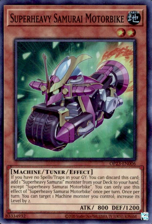 Superheavy Samurai Motorbike OP23-EN006