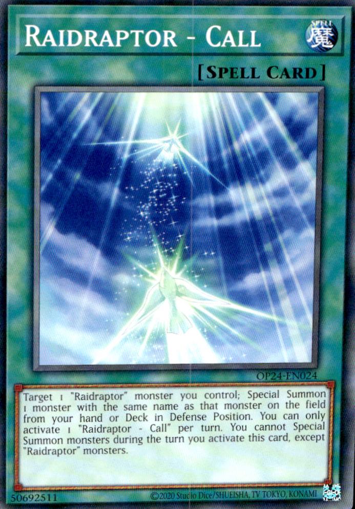 Raidraptor - Call OP24-EN024