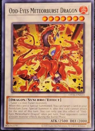 Odd-Eyes Meteorburst Dragon OP26-EN023