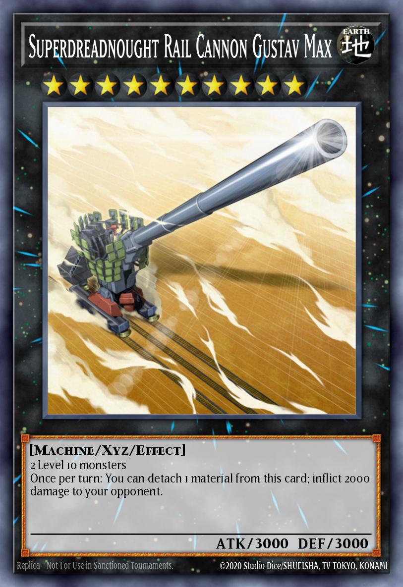 Superdreadnought Rail Cannon Gustav Max OP04-EN023