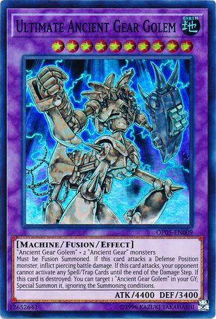 Ultimate Ancient Gear Golem OP05-EN009