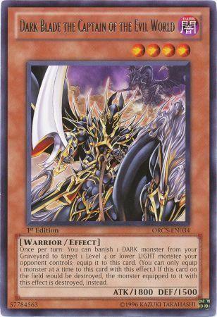 Dark Blade the Captain of the Evil World [1st Edition] ORCS-EN034