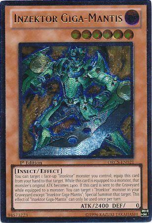 Inzektor Giga-Mantis [Ultimate Rare 1st Edition] ORCS-EN021