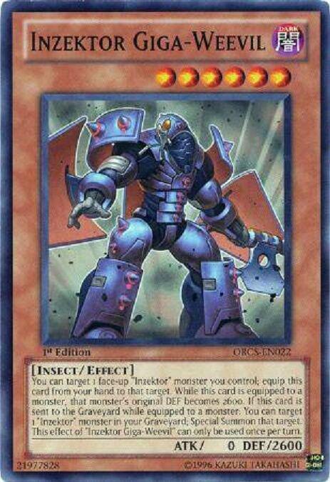 Inzektor Giga-Weevil [1st Edition] ORCS-EN022