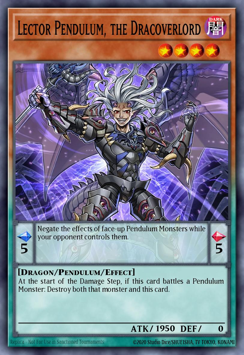 Lector Pendulum, the Dracoverlord PEVO-EN060