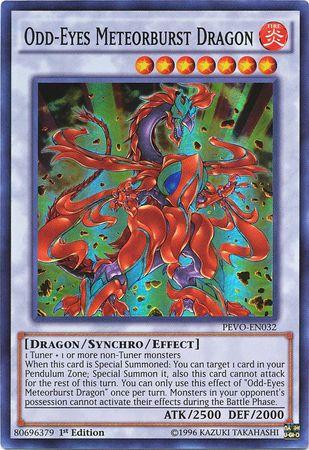 Odd-Eyes Meteorburst Dragon PEVO-EN032