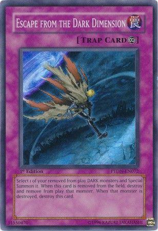 Escape from the Dark Dimension [1st Edition] PTDN-EN072