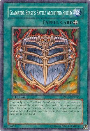 Gladiator Beast's Battle Archfiend Shield [1st Edition] PTDN-EN060