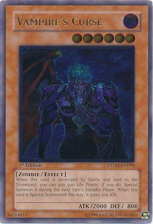 Vampire's Curse [Ultimate Rare 1st Edition] PTDN-EN090