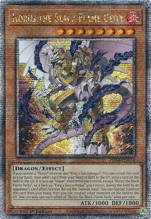 Horus the Black Flame Deity [Quarter Century Rare] PHNI-EN018