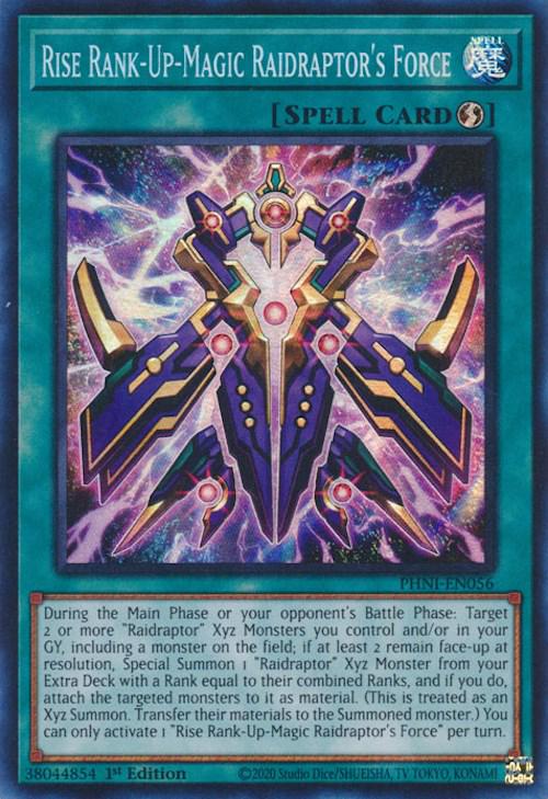 Rise Rank-Up-Magic Raidraptor's Force PHNI-EN056