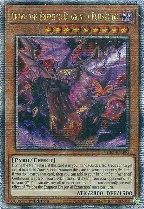 Veidos the Eruption Dragon of Extinction [Quarter Century Rare] PHNI-EN090