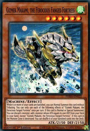 Gizmek Makami, the Ferocious Fanged Fortress [1st Edition] PHRA-EN022