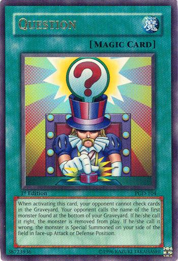 Question [1st Edition] PGD-104