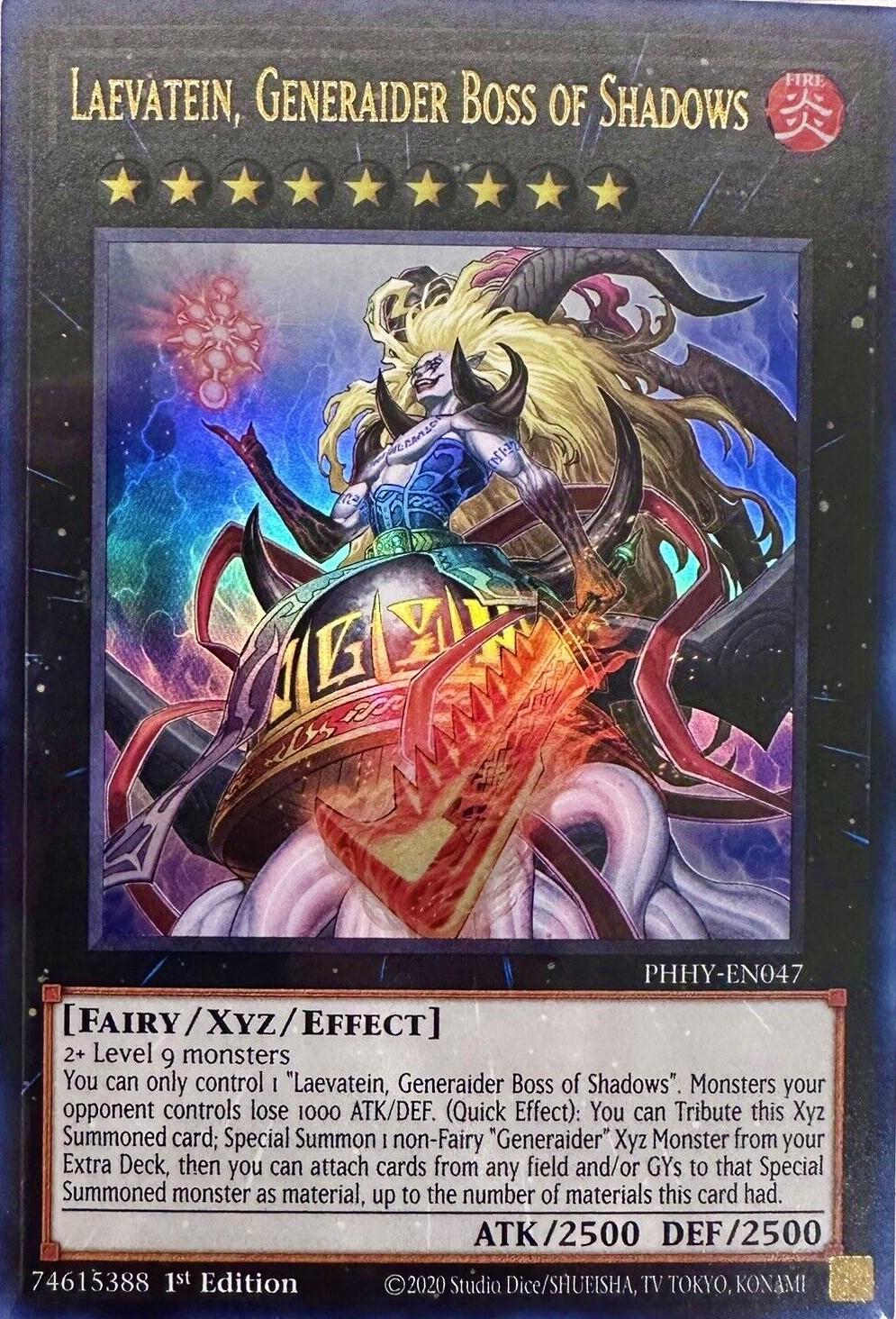 Laevatein, Generaider Boss of Shadows PHHY-EN047