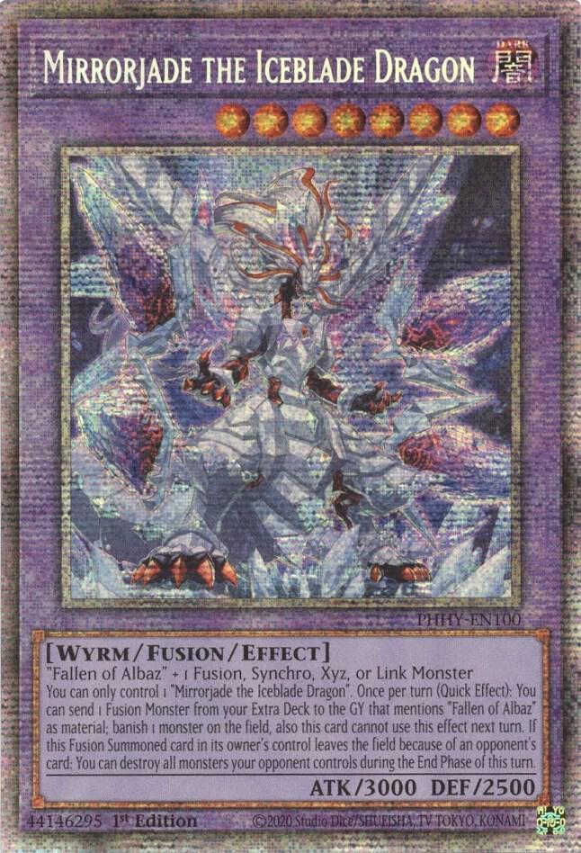 Mirrorjade the Iceblade Dragon PHHY-EN100