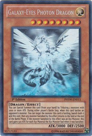 Galaxy-Eyes Photon Dragon [Ghost Rare 1st Edition] PHSW-EN011
