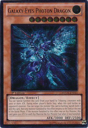 Galaxy-Eyes Photon Dragon [Ultimate Rare 1st Edition] PHSW-EN011