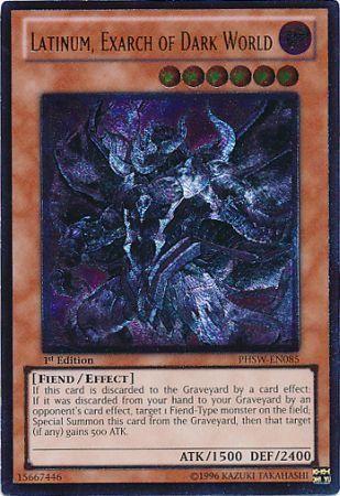 Latinum, Exarch of Dark World [Ultimate Rare 1st Edition] PHSW-EN085