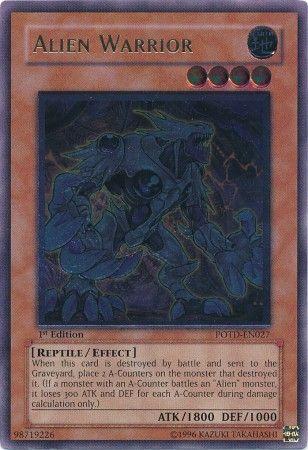 Alien Warrior [Ultimate Rare 1st Edition] POTD-EN027