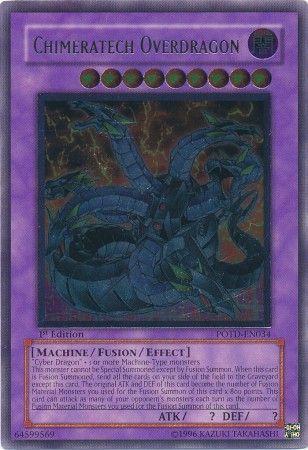 Chimeratech Overdragon [Ultimate Rare 1st Edition] POTD-EN034