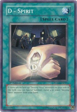 D - Spirit [1st Edition] POTD-EN041