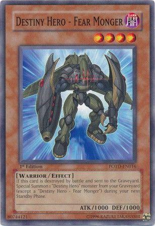 Destiny HERO - Fear Monger [1st Edition] POTD-EN016