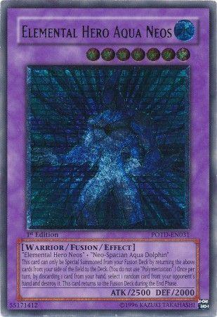 Elemental HERO Aqua Neos [Ultimate Rare 1st Edition] POTD-EN031