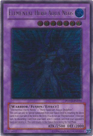 Elemental HERO Aqua Neos [Ultimate Rare] POTD-EN031