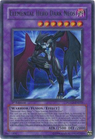 Elemental HERO Dark Neos [1st Edition] POTD-EN033