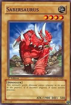 Sabersaurus [1st Edition] POTD-EN002