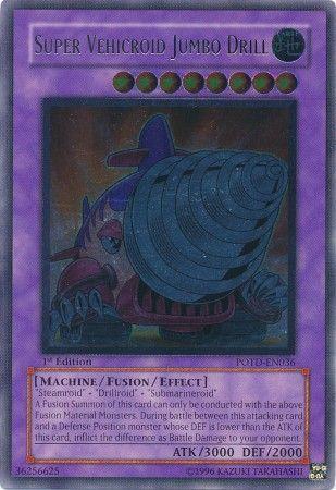 Super Vehicroid Jumbo Drill [Ultimate Rare 1st Edition] POTD-EN036