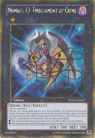 Number 13: Embodiment of Crime [1st Edition] PGLD-EN023