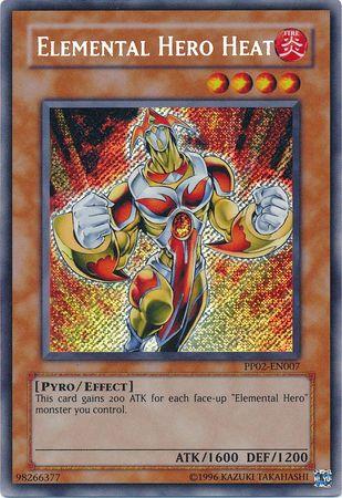Elemental HERO Heat [Secret Rare] PP02-EN007