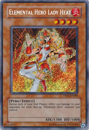 Elemental HERO Lady Heat [Secret Rare] PP02-EN008