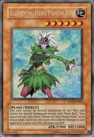 Elemental HERO Poison Rose [Secret Rare] PP02-EN006