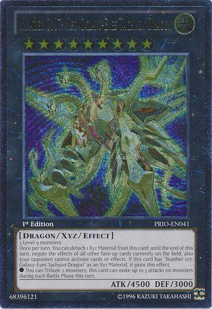 Number C107: Neo Galaxy-Eyes Tachyon Dragon [Ultimate Rare 1st Edition] PRIO-EN041