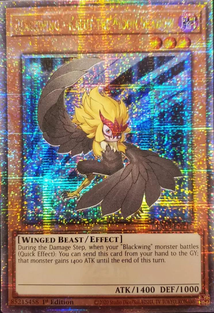 Blackwing - Kalut the Moon Shadow [Quarter Century Secret Rare] RA03-EN217