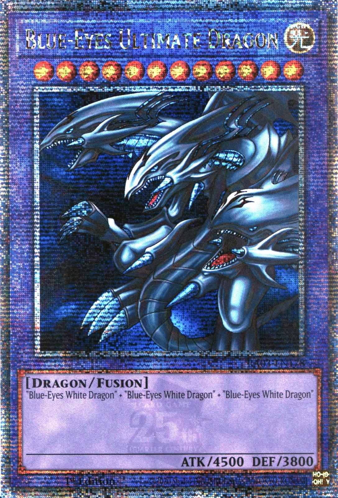 Blue-Eyes Ultimate Dragon [Quarter Century Secret Rare] RA03-EN178