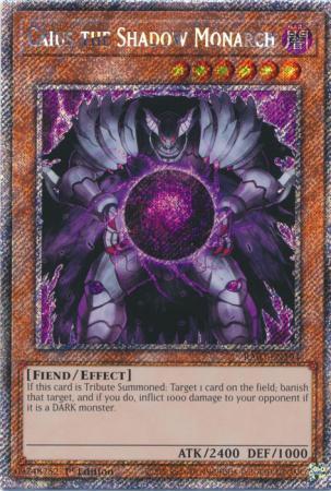 Caius the Shadow Monarch [Platinum Secret Rare] RA03-EN194