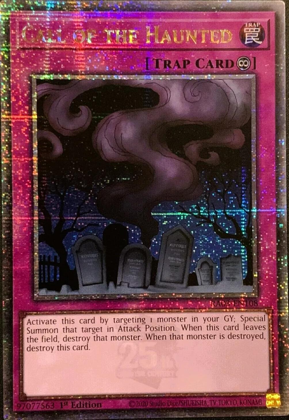 Call of the Haunted [Quarter Century Secret Rare] RA03-EN108