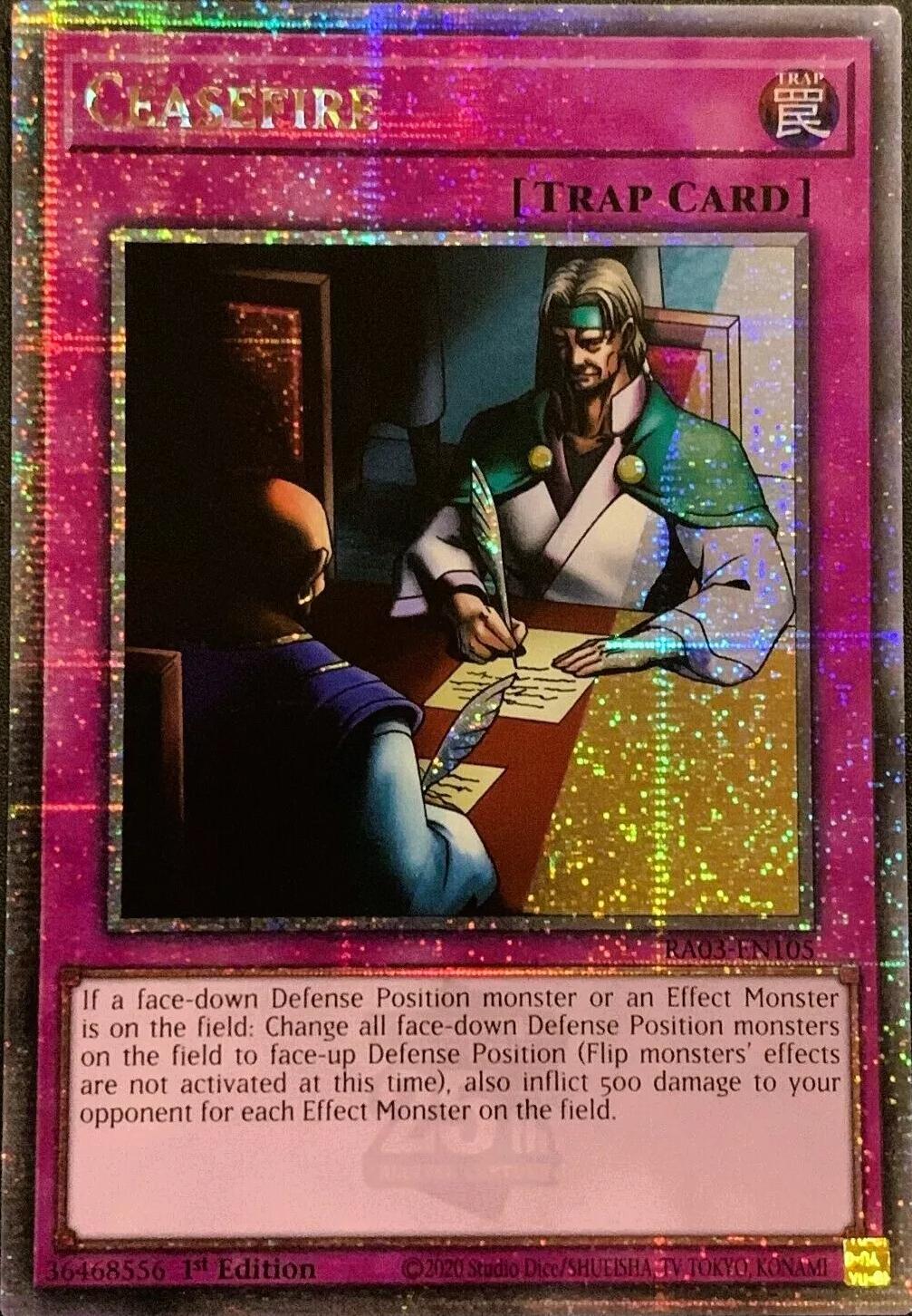 Ceasefire [Quarter Century Secret Rare] RA03-EN105