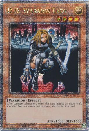 D.D. Warrior Lady [Quarter Century Secret Rare] RA03-EN129