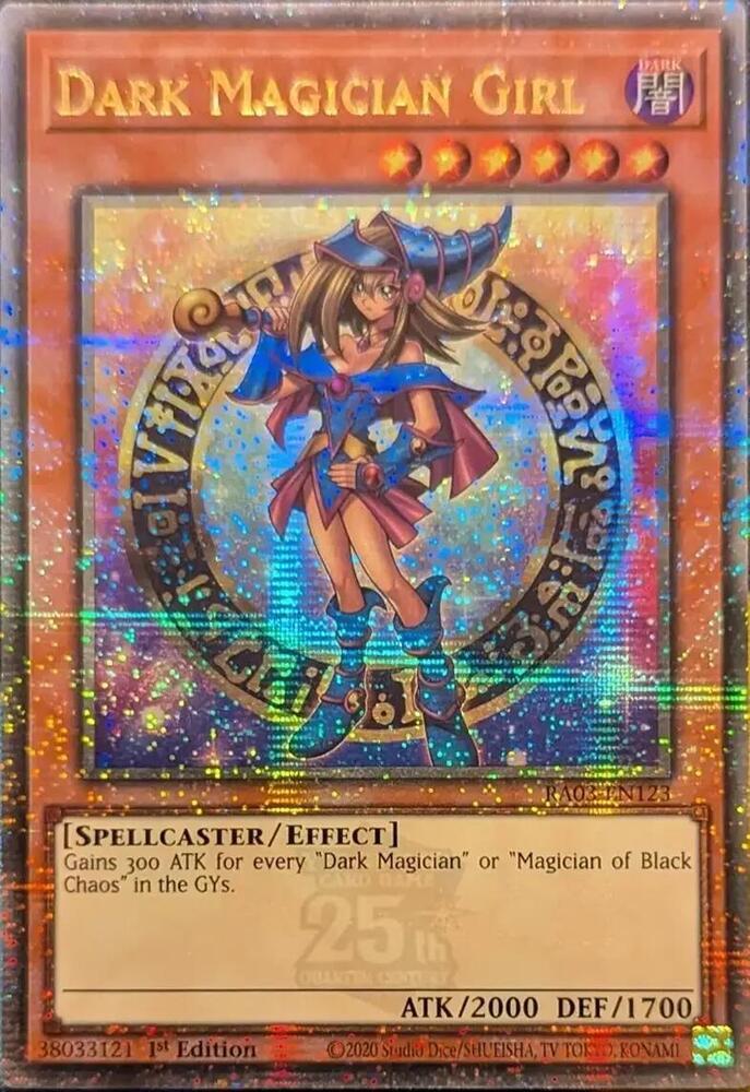 Dark Magician Girl [Quarter Century Secret Rare B] RA03-EN123