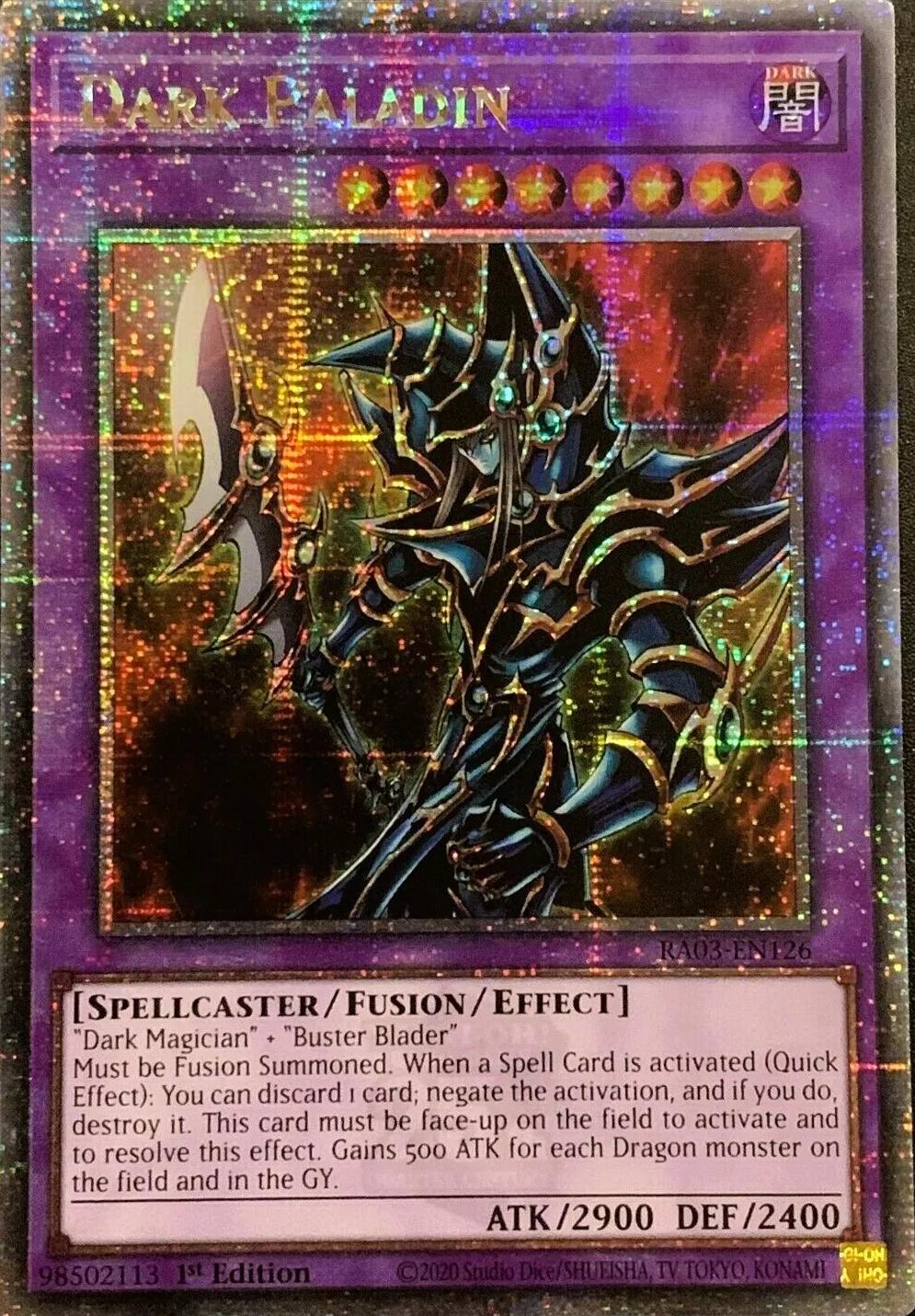Dark Paladin [Quarter Century Secret Rare] RA03-EN126