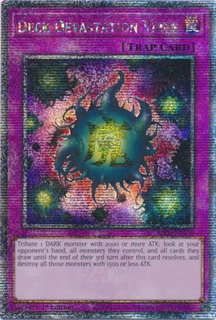 Deck Devastation Virus [Quarter Century Secret Rare] RA03-EN150