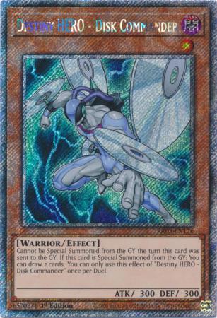 Destiny HERO - Disk Commander [Platinum Secret Rare] RA03-EN176