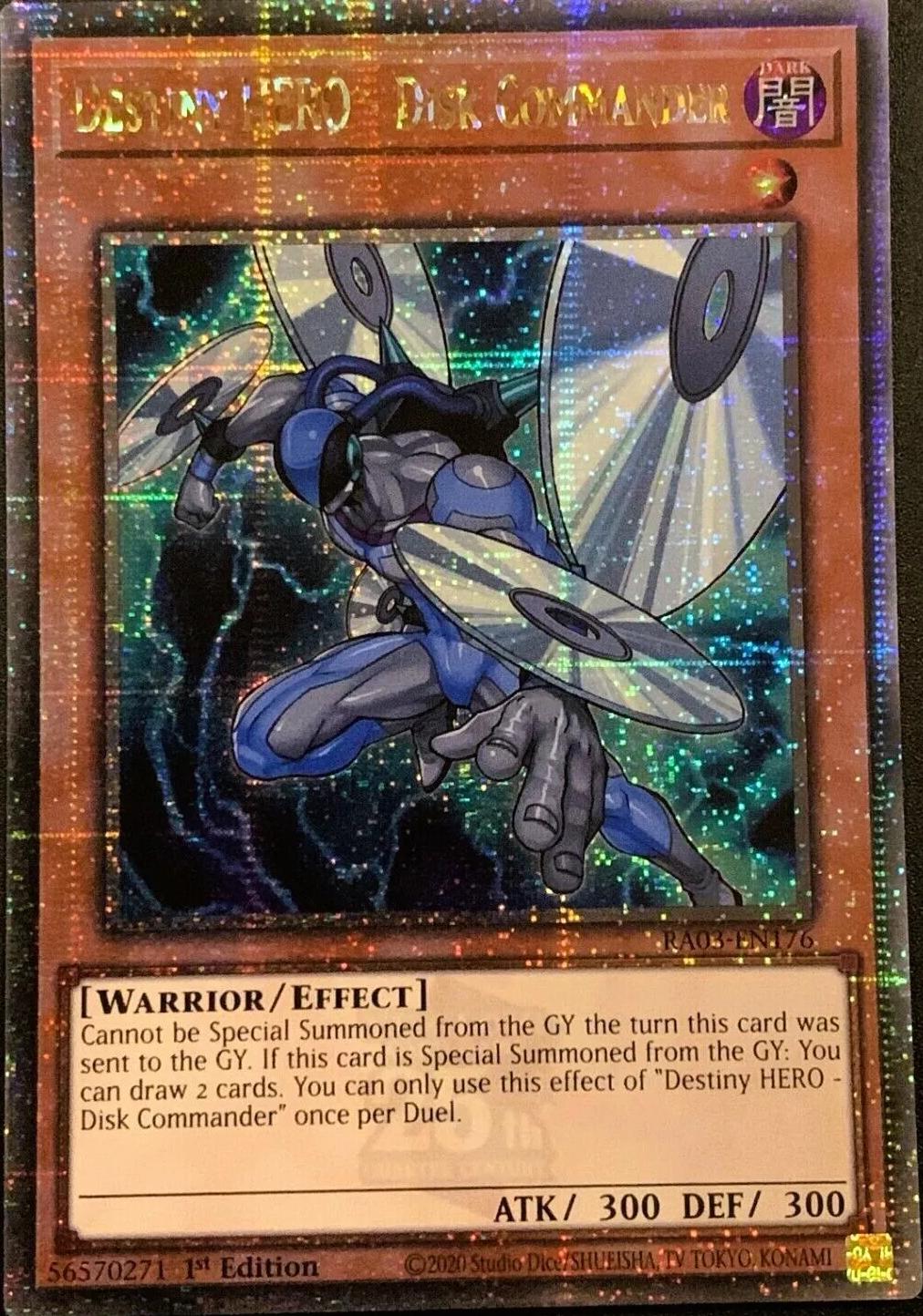 Destiny HERO - Disk Commander [Quarter Century Secret Rare] RA03-EN176