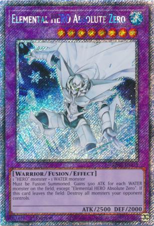 Elemental HERO Absolute Zero [Platinum Secret Rare] RA03-EN231