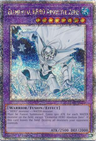 Elemental HERO Absolute Zero [Quarter Century Secret Rare] RA03-EN231